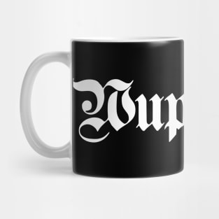 Wuppertal written with gothic font Mug